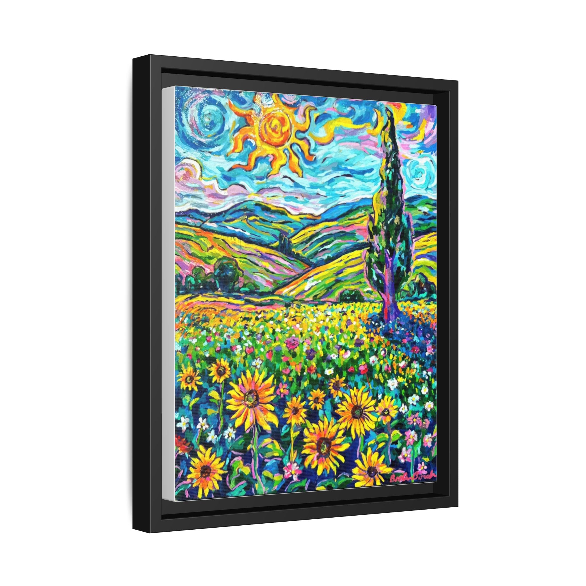 Whimsy Field Painting— Landscape Wall Art