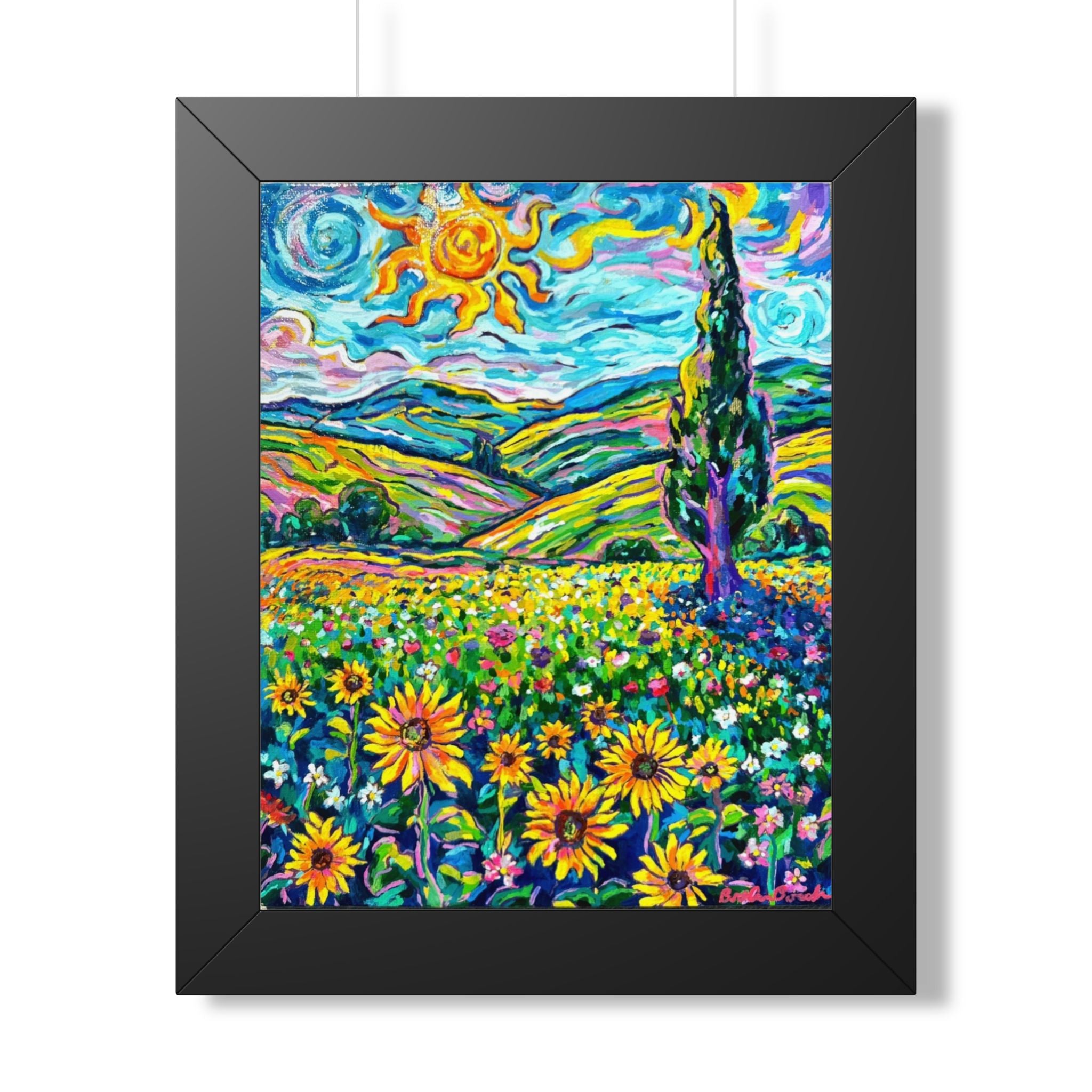 Whimsy Field Vertical Poster
