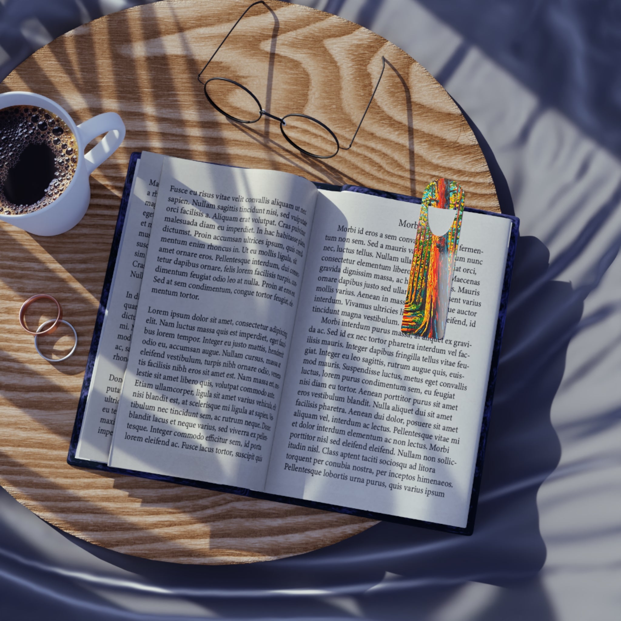 The Light Through the Forest Art Bookmark