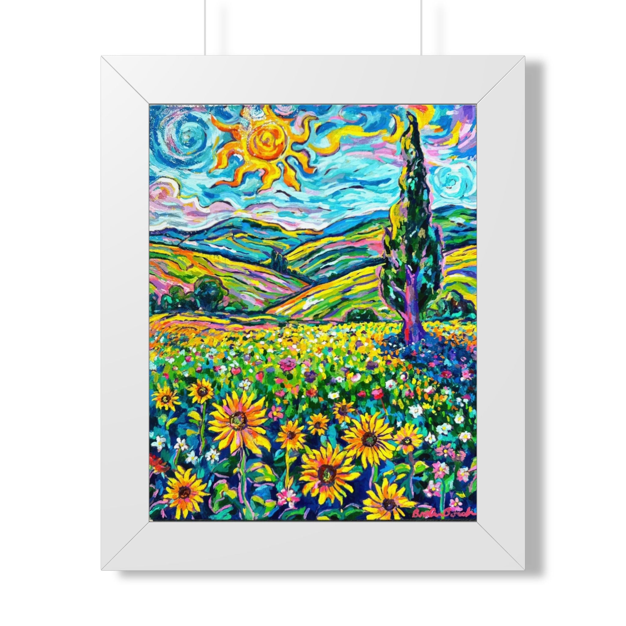 Whimsy Field Vertical Poster