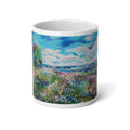 Meadow in Spring Mug — 20oz Impressionist Floral Landscape Coffee Cup
