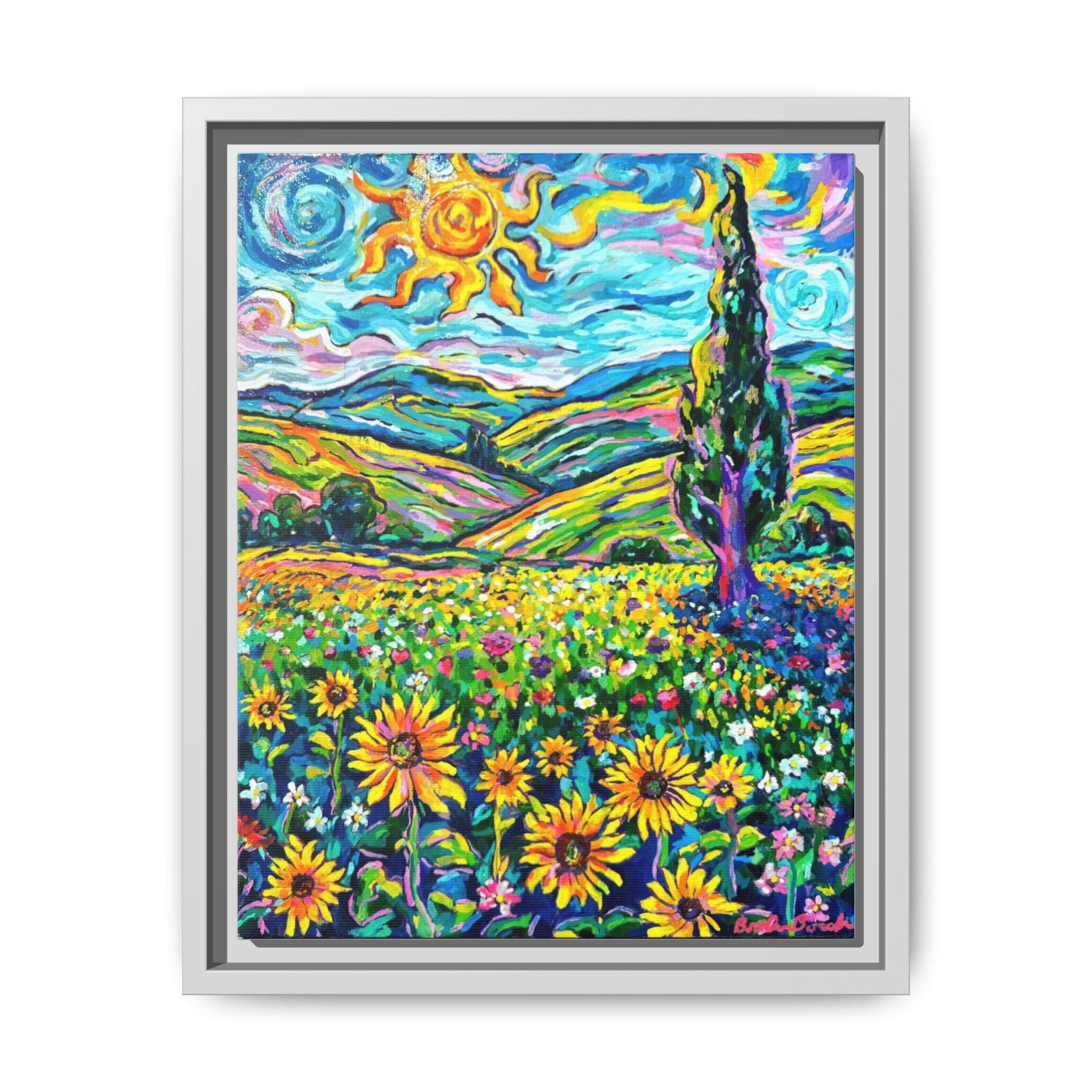 Whimsy Field Painting— Landscape Wall Art