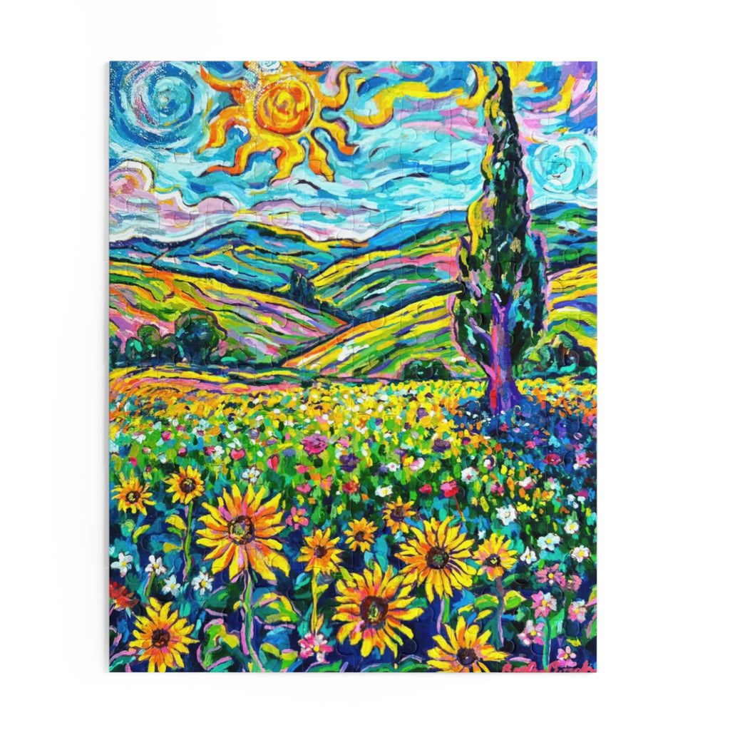MINI Whimsy Field Puzzle — (120 Pieces)