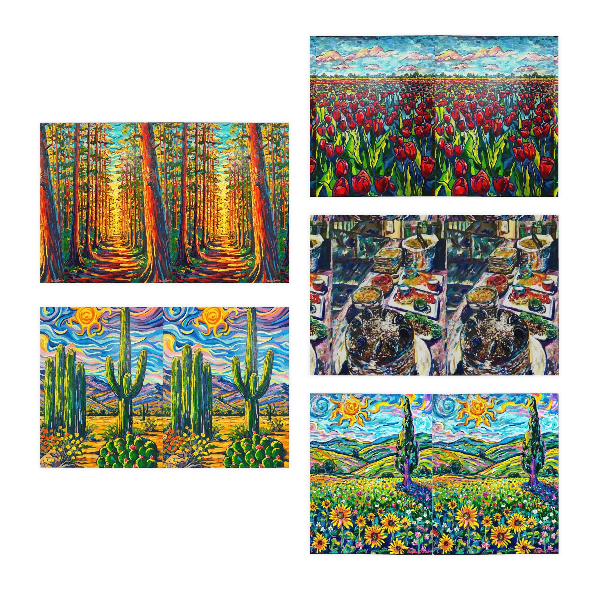 Impressionist Collection Series Two — 5 Pack Greeting Cards