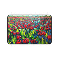 Endless Tulips Desk Mat — Vibrant Red Tulip Mouse Pad for Home Office & Gifts