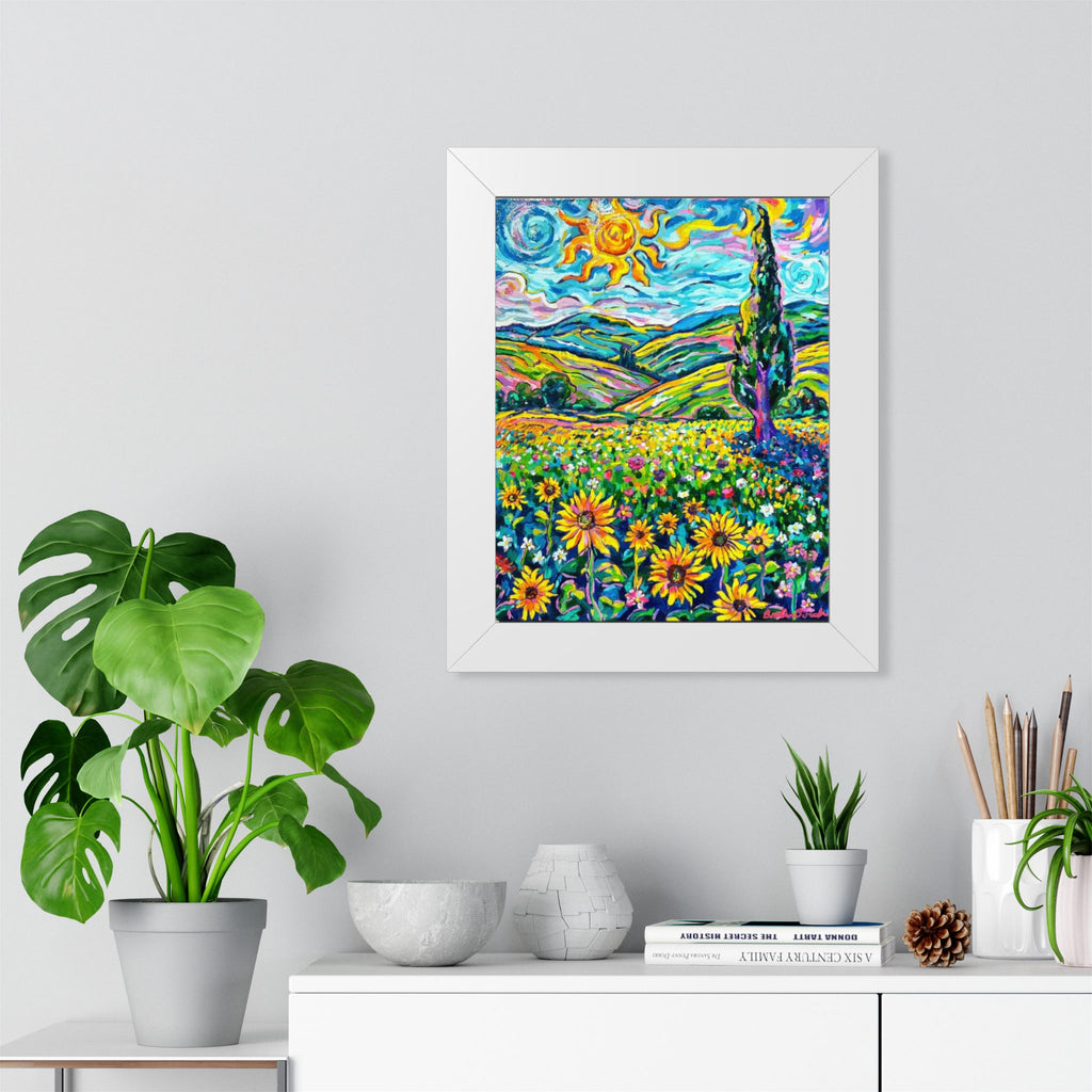 Whimsy Field Vertical Poster