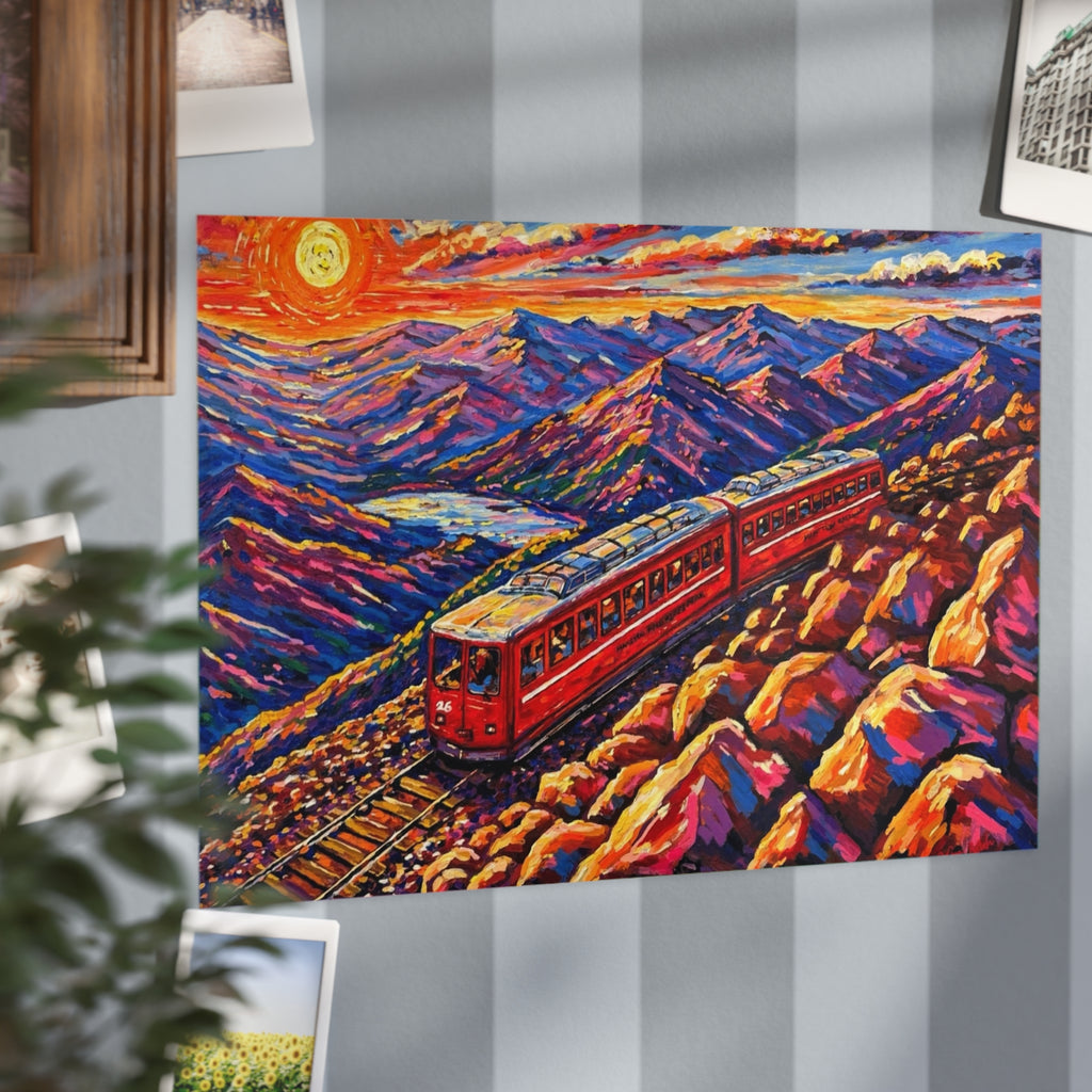 Pikes Peak Cog Railway Print Unframed Prints