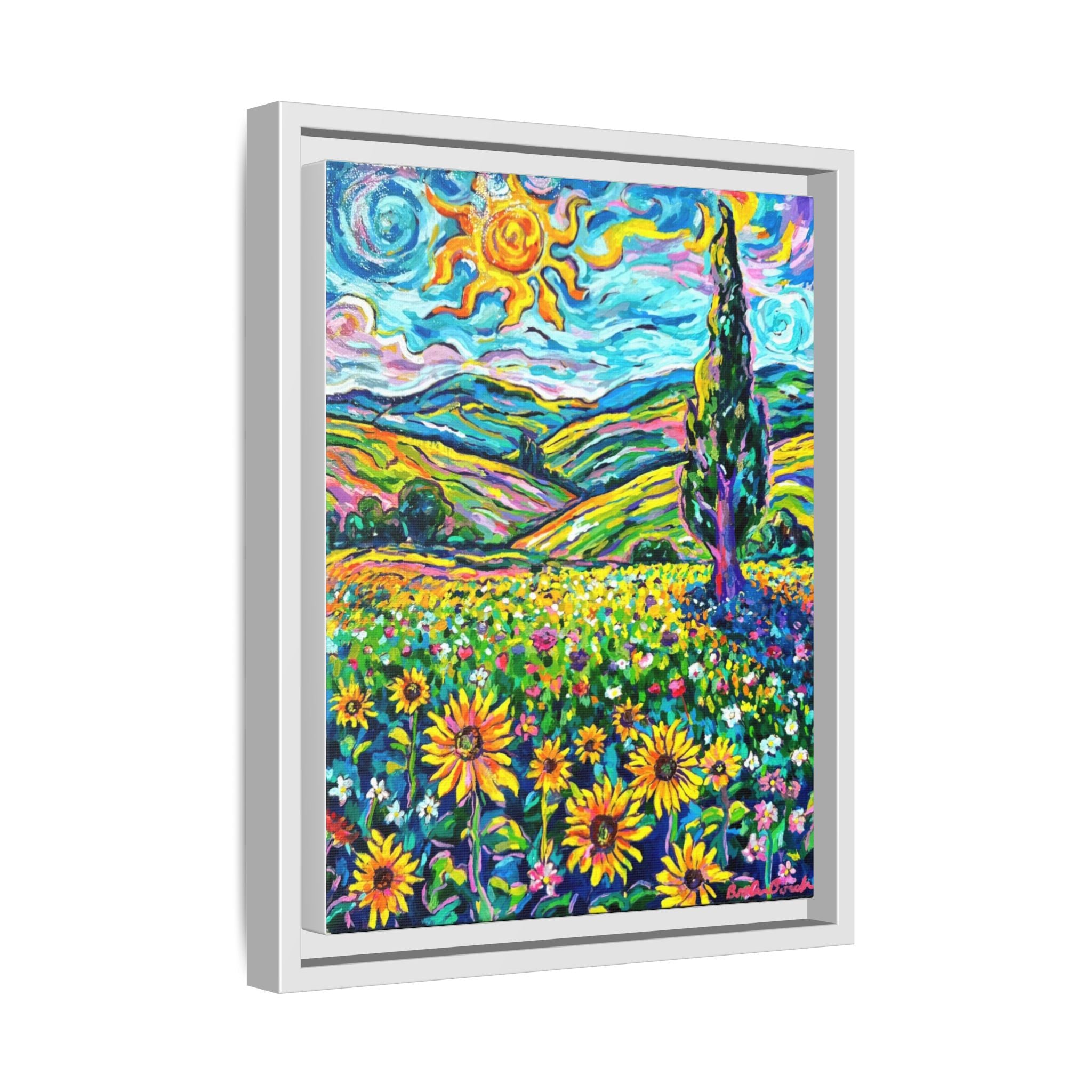 Whimsy Field Painting— Landscape Wall Art