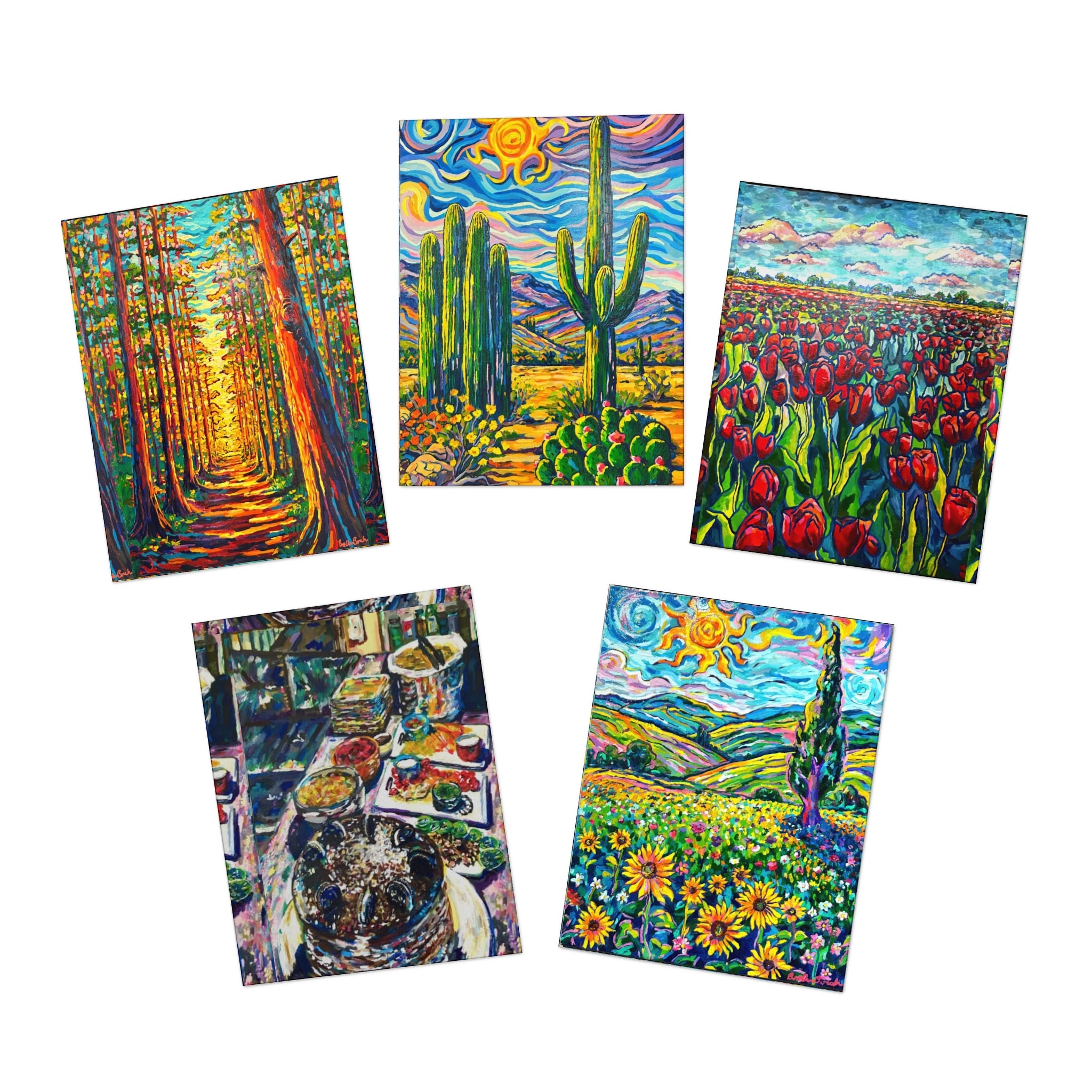 Impressionist Collection Series Two — 5 Pack Greeting Cards