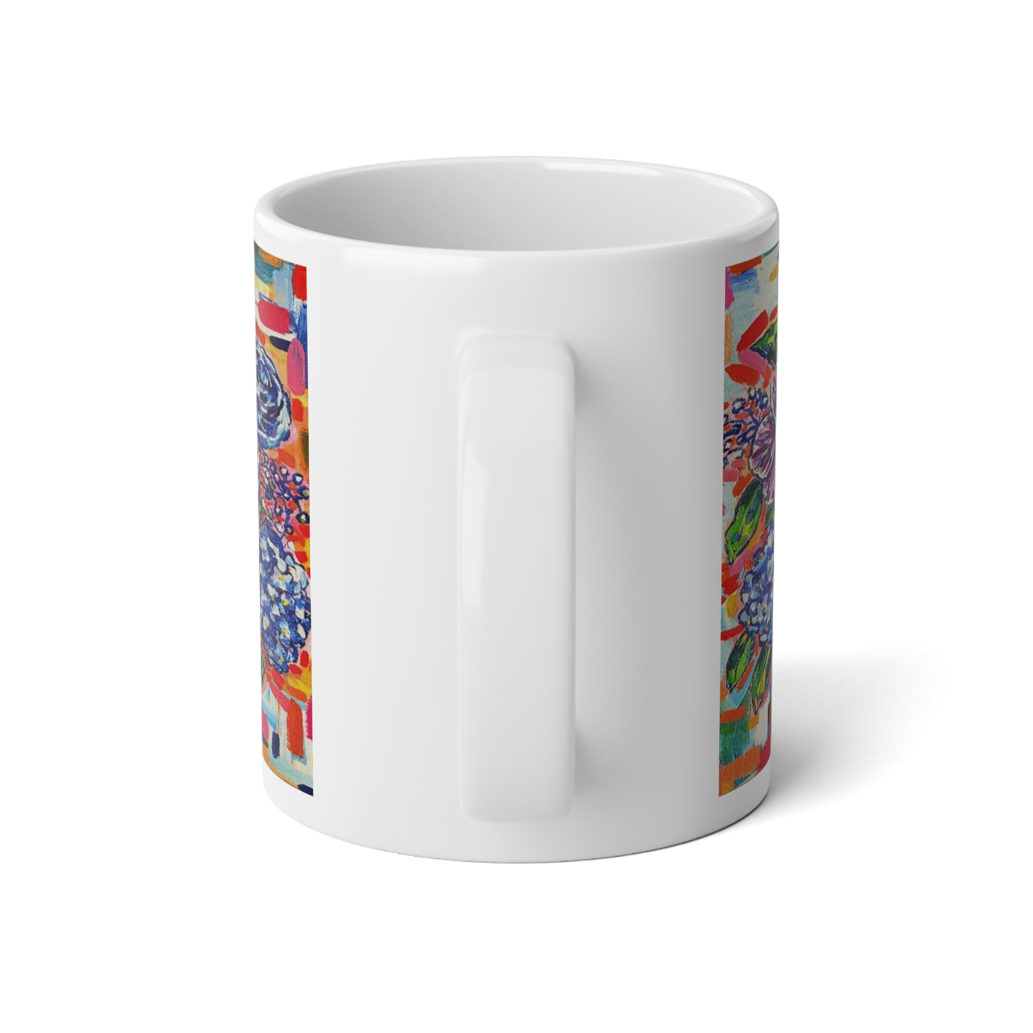 Love Blooms Mug — 20oz Colorful Hand-Painted Bouquet Coffee Mug