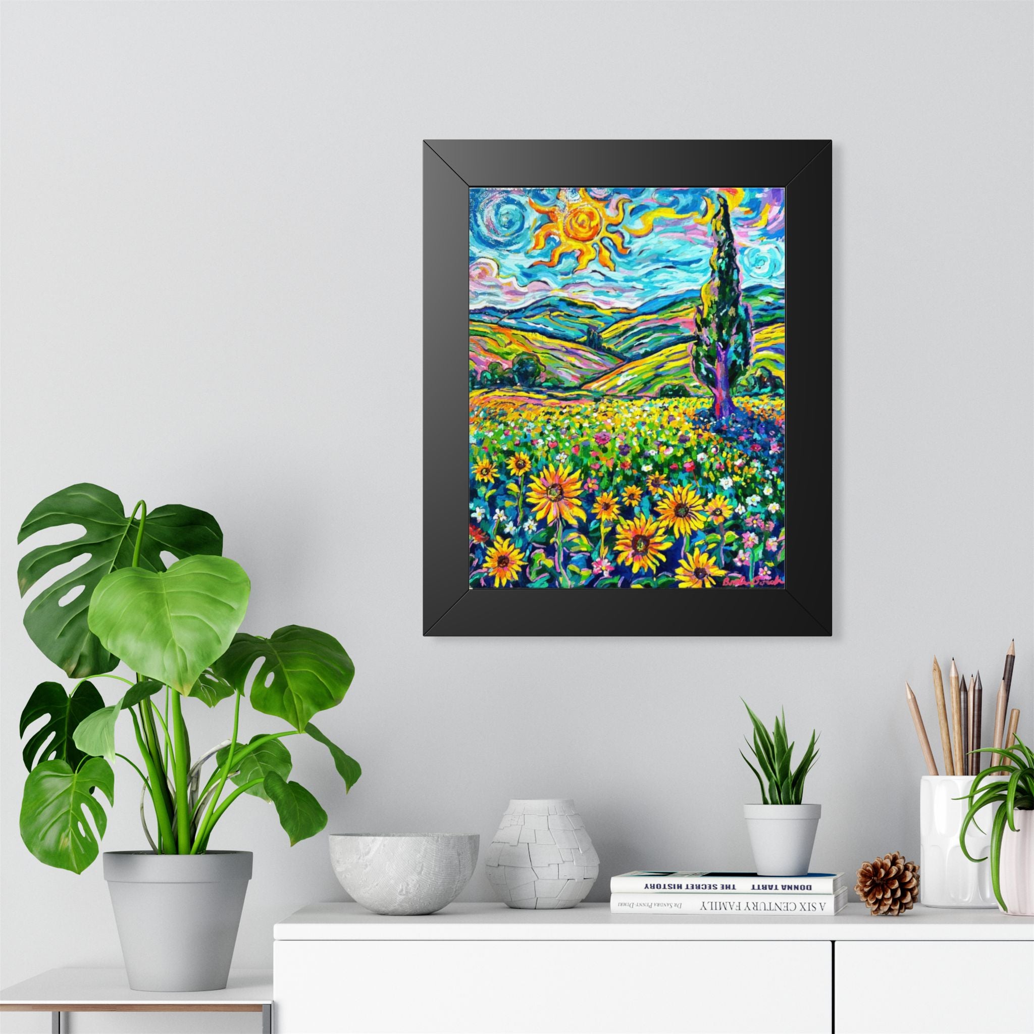 Whimsy Field Vertical Poster