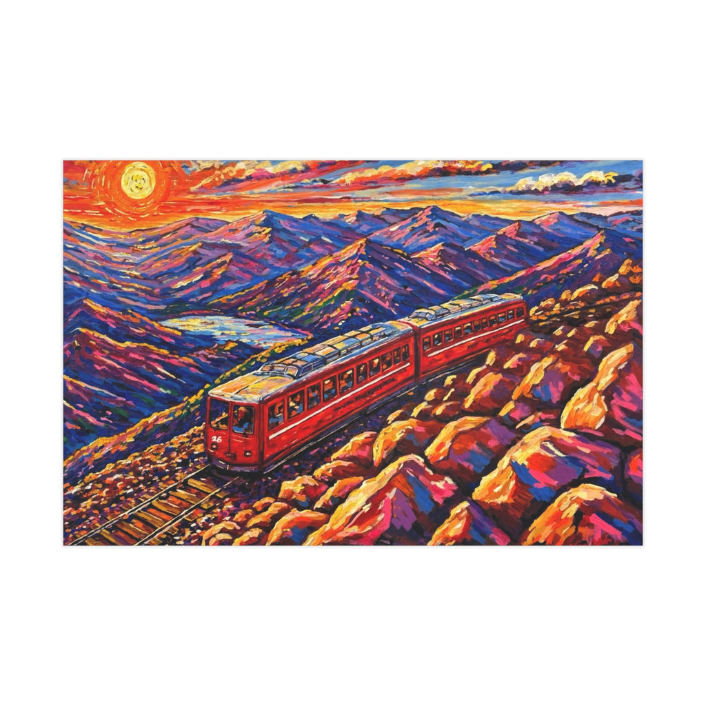 Pikes Peak Cog Railway Print Unframed Prints
