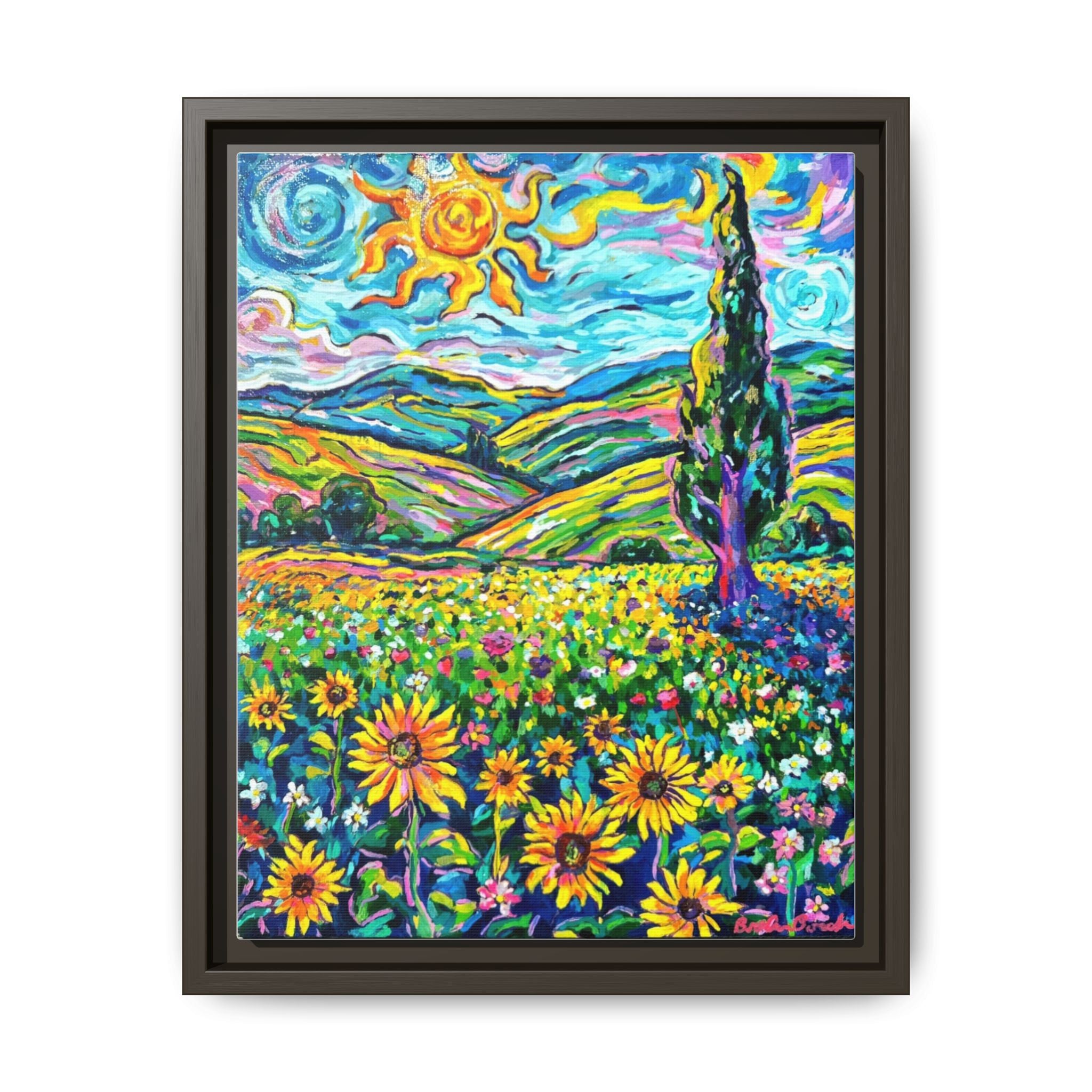 Whimsy Field Painting— Landscape Wall Art