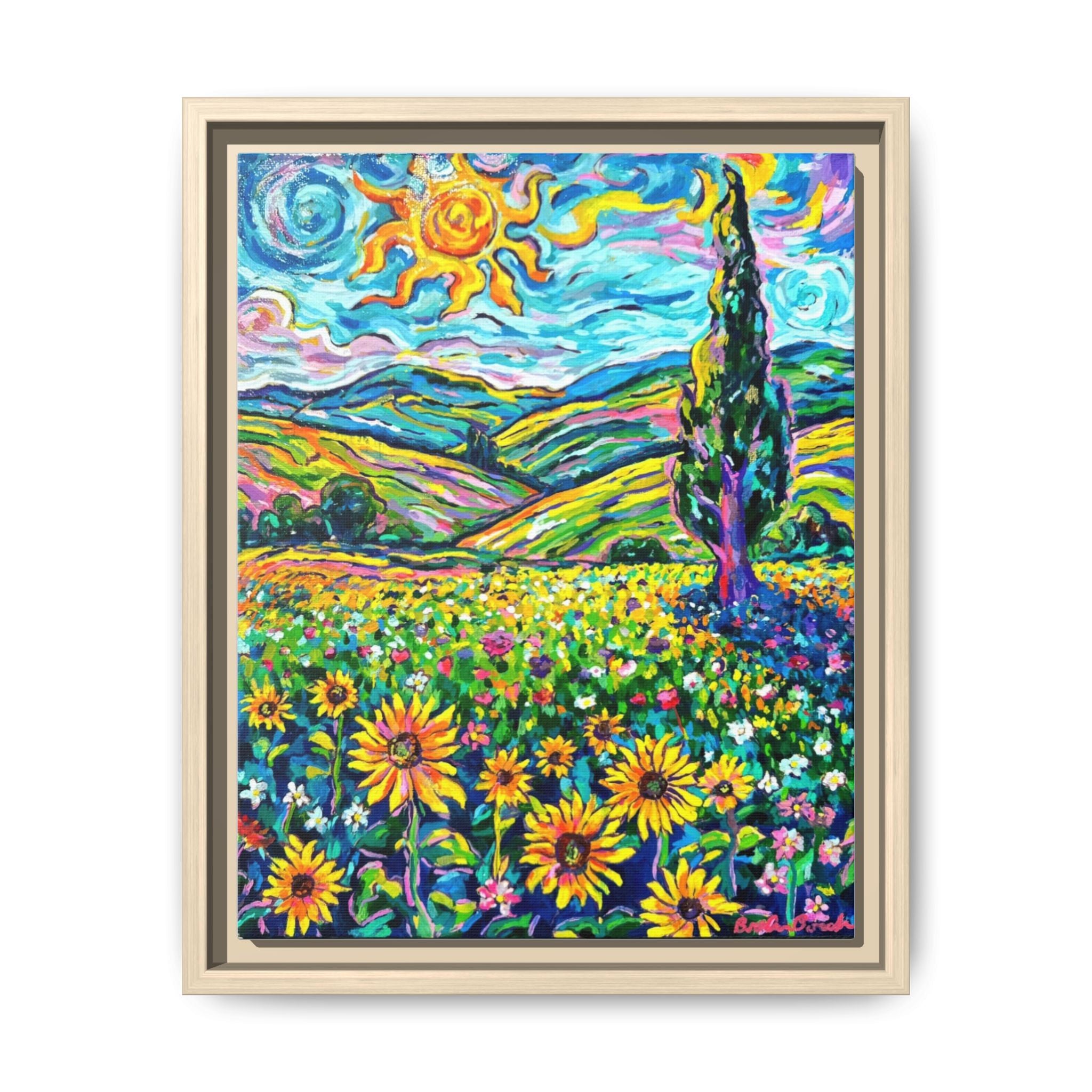 Whimsy Field Painting— Landscape Wall Art