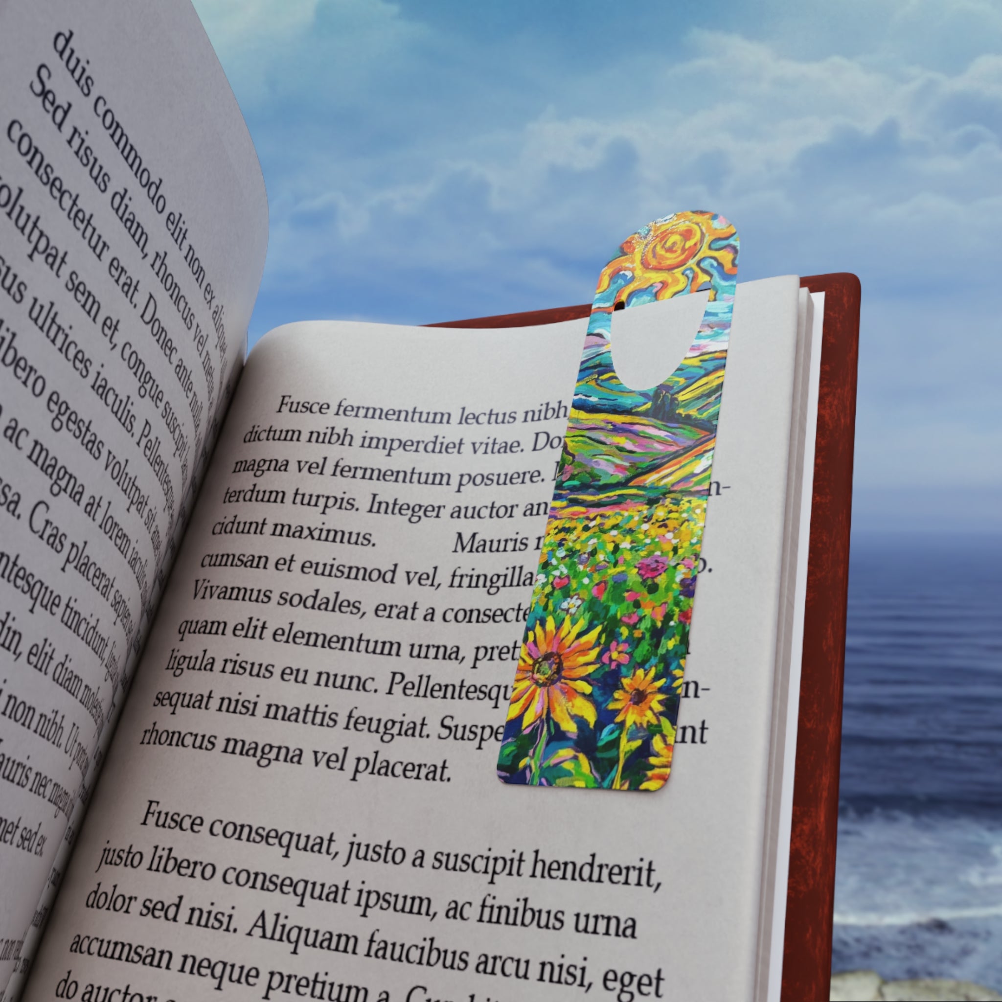 Whimsy Field Art Bookmark 🌻