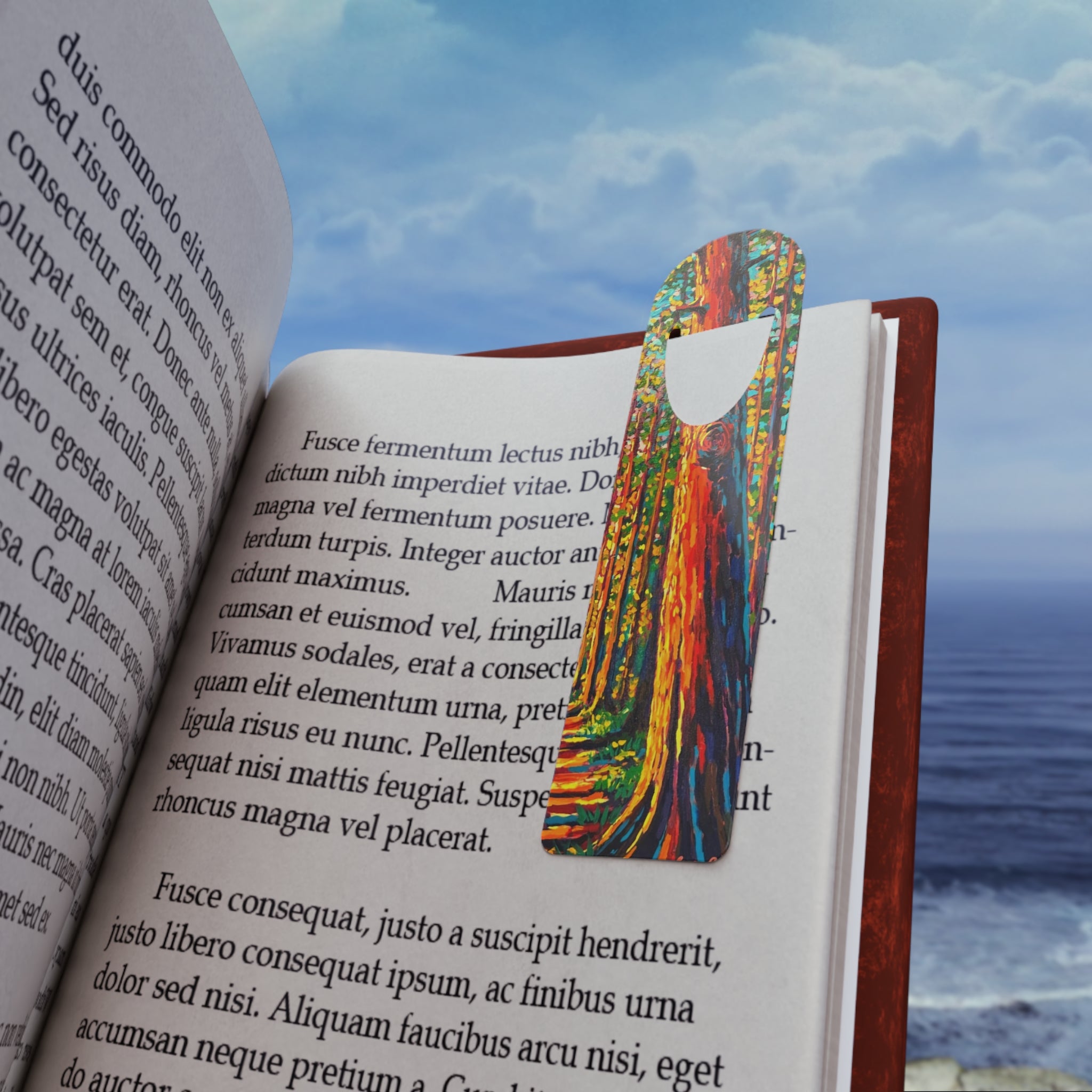 The Light Through the Forest Art Bookmark