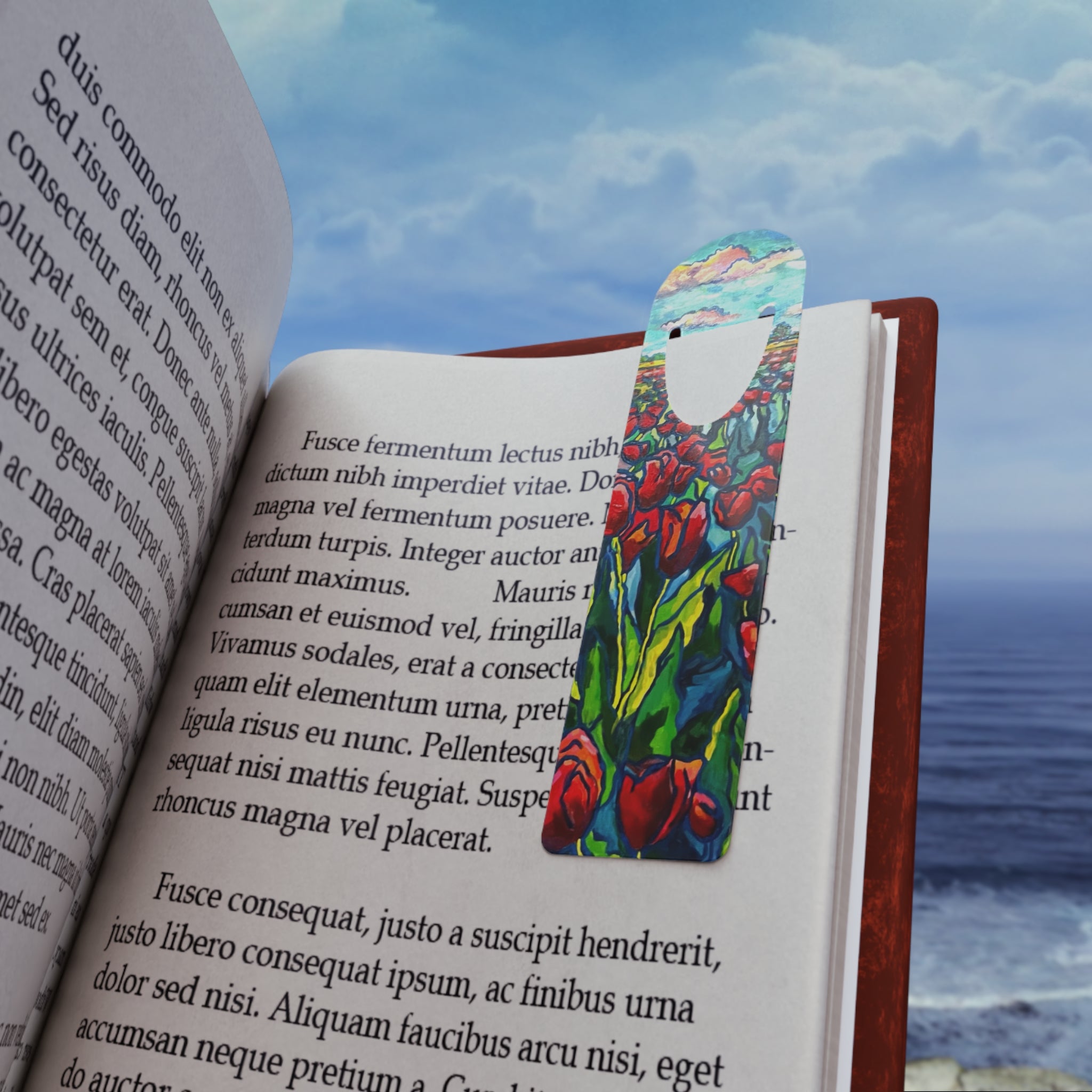 Endless Tulips Bookmark
