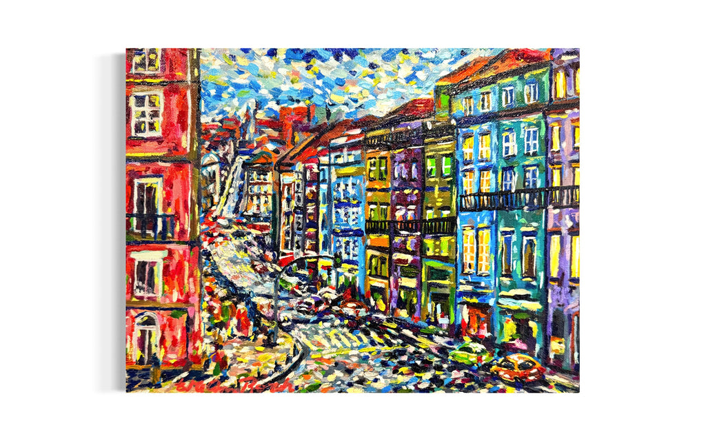 Cityscape - Original Oil Painting
