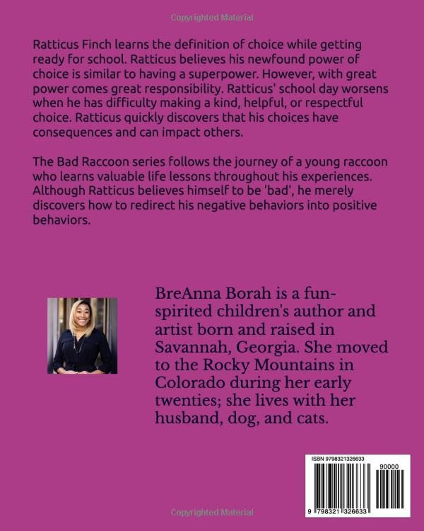 Bad Raccoon: Power of Choice - Signed Author Copy